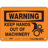 Condor Safety Sign,5 in x 7 in,Aluminum 475D75