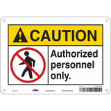 Condor Safety Sign,7 in x 10 in,Aluminum 472J75