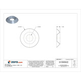 Manufacturer Varies CtskWsh,SStl,M6,90,18x3.3mm,5PK FINWX00600-005P1
