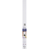 Home Impressions 47 In. x 72 In. x 1 In. White Vinyl Light Filtering Cordless Mini Blind