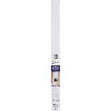 Home Impressions 48 In. x 72 In. x 1 In. White Vinyl Light Filtering Cordless Mini Blind