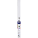 Home Impressions 45 In. x 72 In. x 1 In. White Vinyl Light Filtering Cordless Mini Blind
