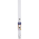 Home Impressions 46 In. x 72 In. x 1 In. White Vinyl Light Filtering Cordless Mini Blind