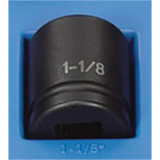 Grey Pneumatic Impact Socket,1-1/8",3/4"D,6pt. 3036R