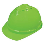 Msa Safety Hard Hat,Type 1, Class C,Hi-Vis Green 10035213