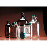 Qorpak Bottle,178 mm H,Amber,99 mm Dia,PK12 GLC-02290