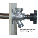 Quarter Ball Frost Proof Sillcock,MNPT or FNPT,8 in.L QB-108MF