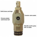 Quarter Ball Frost Proof Sillcock,MNPT or FNPT,8 in.L QB-108MF