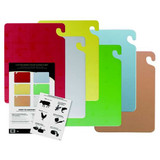 San Jamar Cutting Board Set,18x24 in,Assorted CB1824KCGR