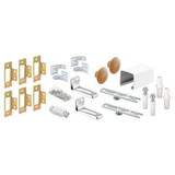 Primeline Tools Track Kit, Top, 4 ft L, 30 lb Limit 164687