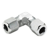 Parker Union Elbow,Zinc Pltd Steel,Comp,3/8In 6 EBU-S