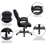 Flash Furniture Black High Back Exec Chair GO-901-BK-GG