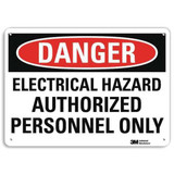 Lyle Danger Sign,7 in x 10 in,Aluminum U3-1407-NA_10x7
