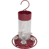 Nature's Way Scarlet Swirl 20 Oz. Glass Hummingbird Feeder TGF4