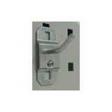 Manufacturer Varies Single Rod Pegboard Hook,1 3/4 in L,PK5 6YB83
