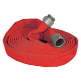 Kuriyama Fire Hose,100 ft,Red,Polyester G51H15LNR100N