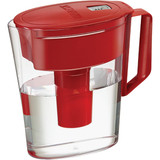 Brita 6-Cup Red Water Filter Pitcher 50769 602401