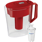 Brita 6-Cup Red Water Filter Pitcher 50769 602401