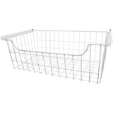 Easy Track 8 In. White Wire Basket 1308