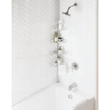 Zenith Zenna Home Metal 12 In. x 97 In. Shower Caddy