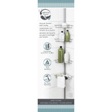 Zenith Zenna Home Metal 12 In. x 97 In. Shower Caddy 2156NN 467284