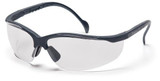Pyramex Venture II Safety Eyewear, Clear Lens With Slate Gray Frame