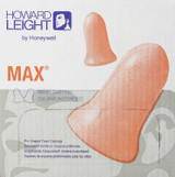 Howard Leight MAX1 Earplugs Uncorded NRR33 Box/200 Count