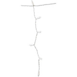J Hofert Pure White 100-Bulb M5 LED Icicle Light Set with White Wire 2368-22 905952