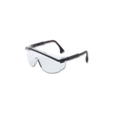 Astrospec 3000 Eyewear, Clear Lens, Polycarbonate, Ultra-dura, Black Frame
