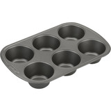 Goodcook 6-Cup Texas Size Non-Stick Muffin Pan 04033