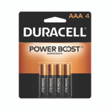 Duracell® Power Boost CopperTop Alkaline AAA Batteries, 4/Pack MN2400B4Z