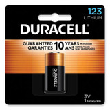 Duracell® Specialty High-Power Lithium Battery, 123, 3 V DL123ABPK