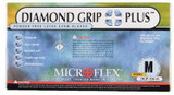 Microflex DGP-350 Diamond Grip Plus Latex Exam Powder Free 9", M, Natural 100 PK