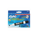 EXPO® Low-Odor Dry-Erase Marker, Broad Chisel Tip, Assorted Colors, 4/Set 80074