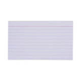 Universal® Ruled Index Cards, 3 X 5, White, 100/pack UNV47210EE