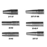 23 Series Nozzle, 5/8 Bore, 5/32 in Tip Recess, Self-Insulated Standard Thread-On, for Tweco No 3 Gun