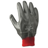 Nitri-Flex Nitrile Coated Gloves, X-Large, Gray/Red