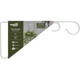 National 9 In. White Steel Hanging Plant Bracket