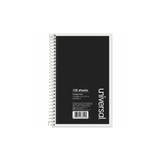 Universal® NOTEBOOK,3SUB,6X9.5,BLK UNV66410