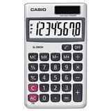 Casio® SL-300SV Handheld Calculator, 8-Digit LCD SL-300SV