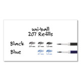 uniball® REFILL,GEL207,RBL,BE,2PK 71207PP USS-UBC71207PP