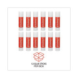 Universal® Glue Stick, 0.28 Oz, Applies And Dries Clear, 12-pack UNV75748 USS-UNV75748