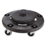 Rubbermaid® Commercial DOLLY,ROUND,BRUTE,BK FG264000BLA
