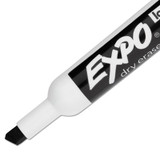 EXPO® Low-Odor Dry-Erase Marker, Broad Chisel Tip, Black, Dozen 80001 USS-SAN80001
