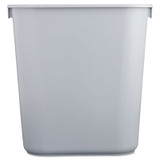 WASTEBASKET,RECTNG SM GY