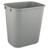 Rubbermaid® Commercial WASTEBASKET,RECTNG SM GY FG295500GRAY