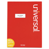 Universal® LABEL,DT,1X2-5/8,7500,WH UNV80120