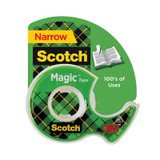 Scotch® Magic Tape In Handheld Dispenser, 1" Core, 0.5" X 37.5 Ft, Clear 104