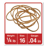 RUBBERBANDS,SIZE 16,1/4LB