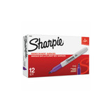 Sharpie® Fine Tip Permanent Marker, Fine Bullet Tip, Purple, Dozen 30008
